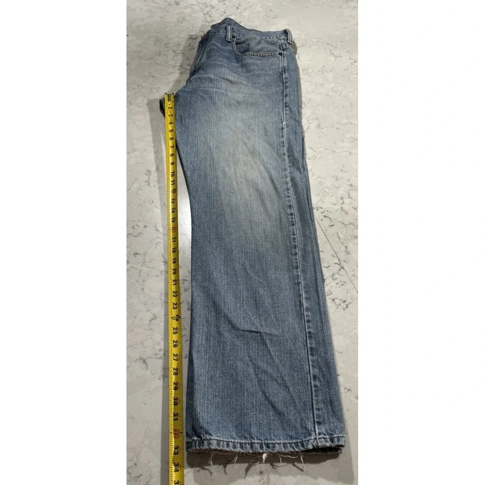 Levis 569 Loose Straight Jeans Mens 36x34 Blue Medium Wash Denim 005690601